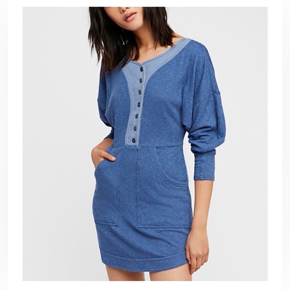 Free People Seeking Heart Mini Dress sz S